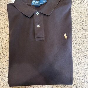 Ralph Lauren Men's Dark Brown Polo Shirt